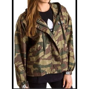 Adidas Camo Windbreaker